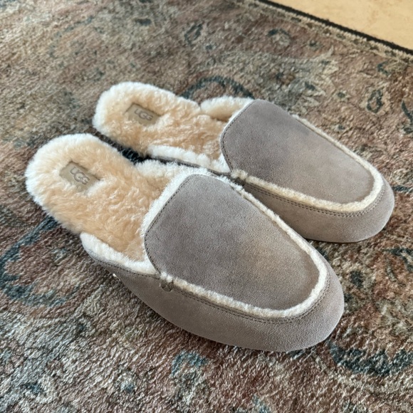 UGG Shoes - UGG Lane Slip On Loafer in Gray Suede